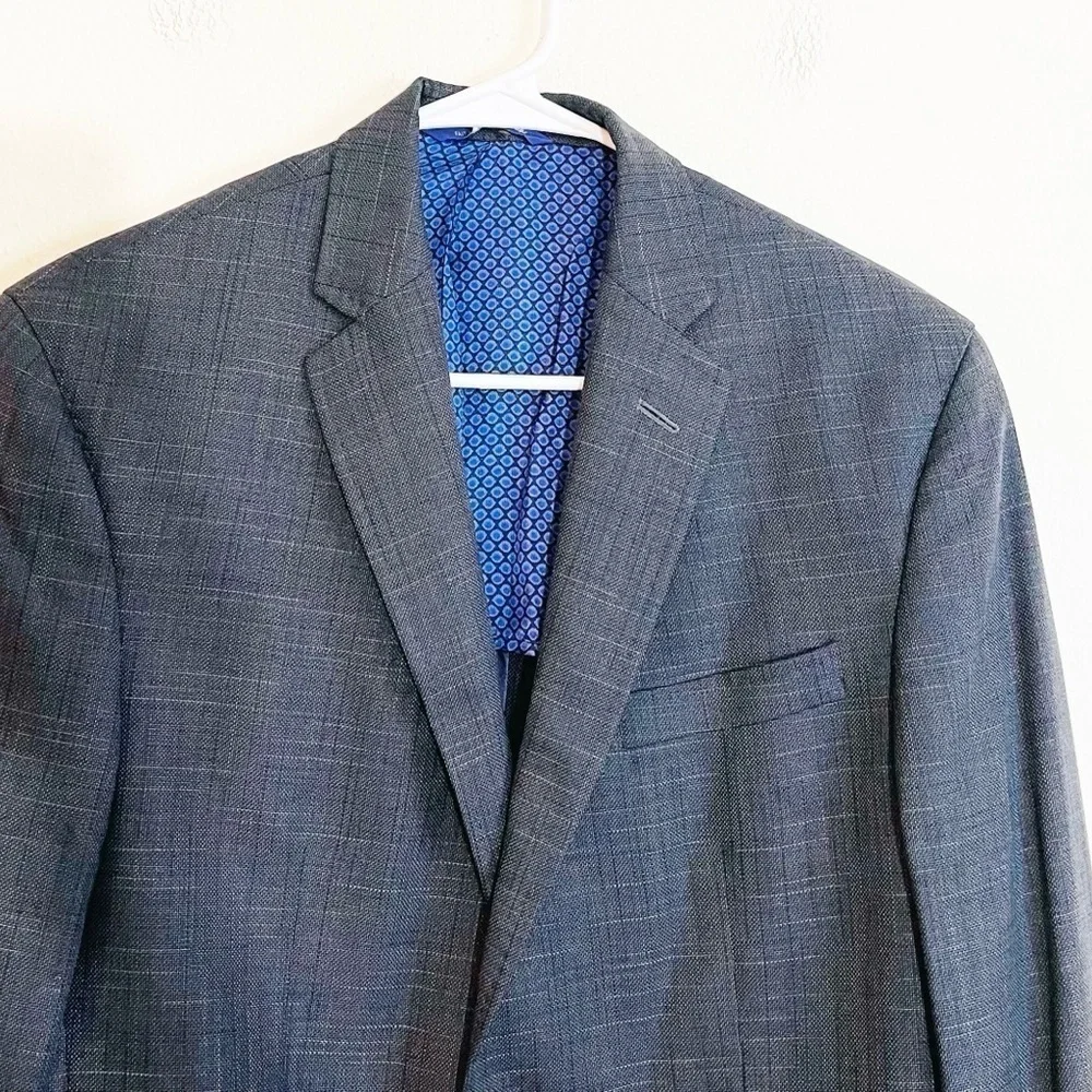 Ted Baker London Endurance Wool/Silk Blend Kyle Trim Fit Sport Coat 38R Gray